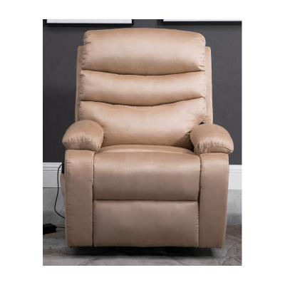 China 2021 New Design Extended Modern Furniture Vibration Massage With Microfiber Heated Lift Electric Recliner for sale