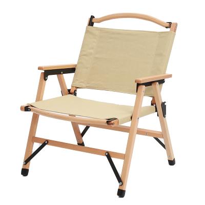 China Modern Solid Wood Portable Folding Chair Simple And Lightweight Outdoor Camping Leisure Stools Chair Fishing Wood Picnic for sale