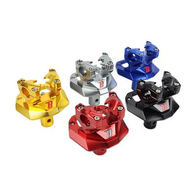 China 2022 Machining High Quality Aluminum CNC Motorcycle Modification Accessories Motorcycle Handlebar Windproof Riser for sale