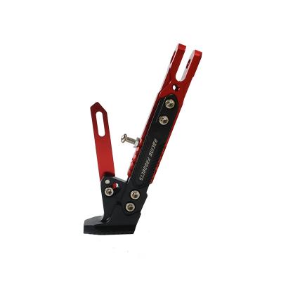 China Adjustable Adjustable Aluminum Alloy Kickstand Motorcycle Side Stand Manufacturers Parking Leg Foot Kickstand for sale