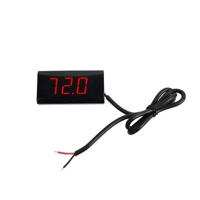 China DC 12-150v Digital Voltage Meter Factory Specials Volt Meter LED Display Voltmeter For Electric E-scooter Motorcycle for sale