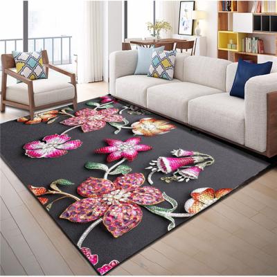 China Wholesale Manufacturer Large Manufacturer Non-Slip Outdoor Blue Diamond Gold Cloth Blankets Fluffy Entrance Rug Covers for sale