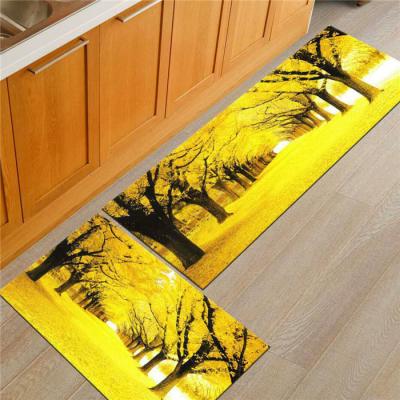 China Large Space Jute Vintage Area Rug Pvc Kitchen Kilim Floor Cover Wet Floor Blanket Chinese Handmade Custom Kitchen Anti-Slip Turkish Print Washable Indoor for sale