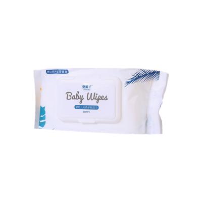 China Baby Wipes Restaurant Raw Material Wet Clean Packages Wet Skin Care Baby Cloth Cloth Price for sale