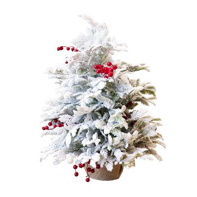 China Artificial Small Tree Table Display Christmas Trees Gift Scene Beautiful Christmas Decorations Layout for sale