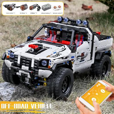 China DIY TOY Mold King 18005 APP Remote Control Car Toys Compatible Silver Flagship Model Building Blocks Kits Amazon Hot Sale for sale