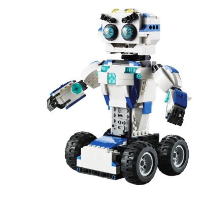 China Toy Building Blocks Technic Motor Remote Control Robot C51027 C51028 2 Building In 1 Humanoid Deformation Robot Remote Control Toys For Children for sale