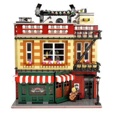 China Safety Modular Building Toys Central Advantage Theory Model 21319 Street Assembly 10189 Blocks Children DIY Christmas Gifts MOC-34463 for sale