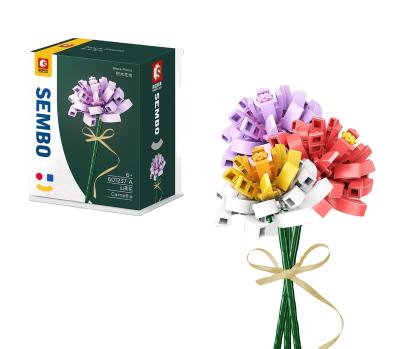 China Building Toy Sembo 601232 - 601255 Friends Bouquet Building Block Kits As Home Decor Garden Plant Assembly Diy Bricks Toys for sale