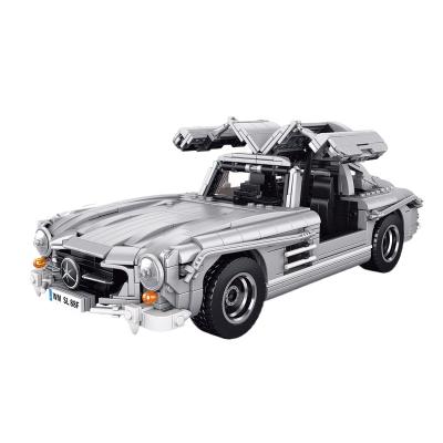 China DIY Model Bricks Set Creative Classic Vehicle TOY Technical Car Benzinged 300SL Retro Building Block Toys For Children Amazon EBEY hot for sale