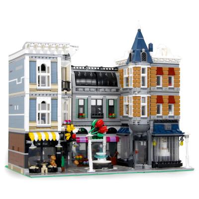 China Assembly Compatible Square Building Set Block 10255 Street View Series Toy 4016pcs S7218 Children Toys Building Blocks Bricks for sale