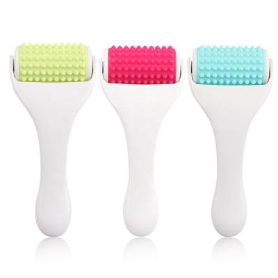 China Handheld Massage Head Roller Anti-Puffiness Silicone Massage Head Scalp Care Roller for Hair Care and Growth for sale