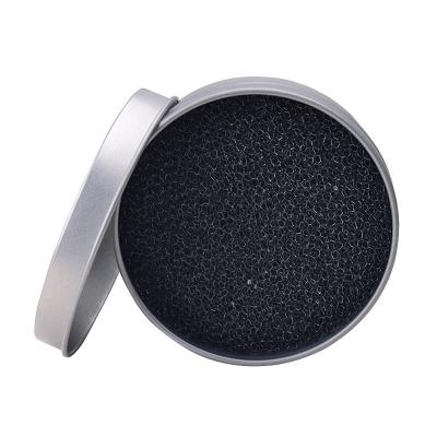 China For commercial & Home Use Metal Box Makeup Brush Cleaner Color Removing Black Sponge for sale