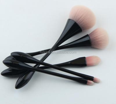 China Angular Blush RUIXINLI Canton Tower Make Up 5pcs Synthetic Hair Professional Make Up Brushes Tool Kit for sale