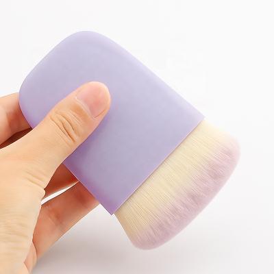 China Face Brush Beauty Makeup Brush Smudge Style Base Wide Flat Brush for sale