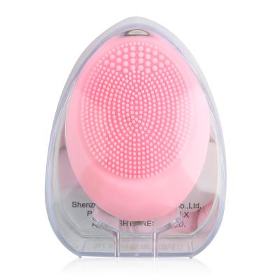 China Mini Silicone Facial Cleansing Device Massager Soft Touch Skin Care Waterproof Non-Rechargeable Facial Beauty Device for sale