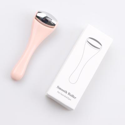 China Anti-puffiness eye massage roller migraine relief metal roller ice cold roller for eye puffiness for sale