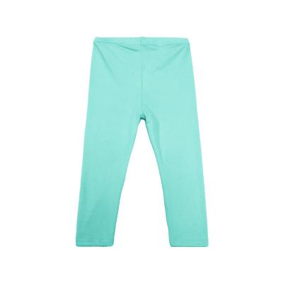 China Breathable Turquoise Knit Cotton Tights For Girls Fashion Girl Pants For All Season for sale