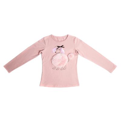 China 2022 Autumn Children Clothing Girls T-shirt 95% Cotton Long Sleeve Kids T-shirt Kids Soft T-shirt Anti-fall Children Girl Animal Shirt pilling for sale