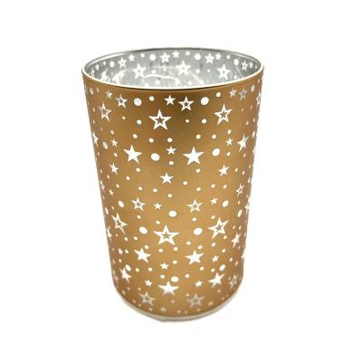 China Wholesale Cheap Retro Star Shape Candle Holder With Led Light For Christmas Ornament for sale