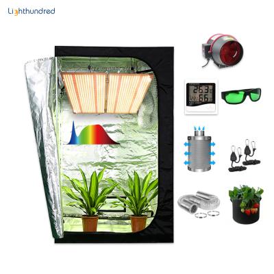 China Easily Assembled 600D 210D Mylar Grow Tent Full Hydroponics Grow Box 2x2 2x4 3x3 4x4 4x8 5x5 10x10 Grow Tent For Indoor Plant for sale