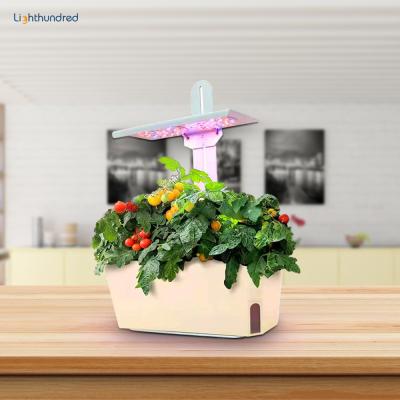 China Height Adjustable Plant Grow Lightweight Smart Gardens Small Home Grow Creative Mini Smart Garden Planter for sale