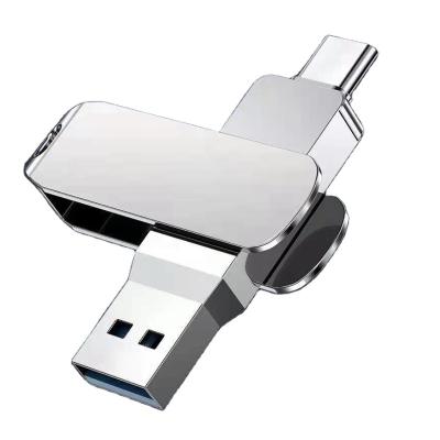 China New Model Metal OTG Promotional Gift Wholesales Price 2 in 1 USB Flash Drive 16G 32G 64G Memory Stick for sale