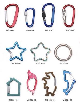 Cina Clip rampicanti amichevoli di Eco Carabiner, speciale dei portachiavi a anello di Carabiner a forma di in vendita