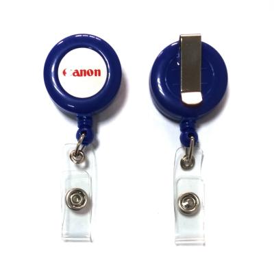 China Yoyo Flat Back Lanyard Retractable Badge Reels  , Durable Badge Reel for sale