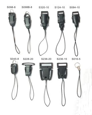 중국 8mm/10mm 까만 방아끈 부속품 이동 전화 결박은 납품 단식합니다 판매용