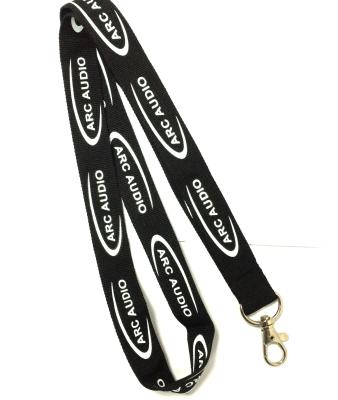 China Silk Screen Printing Satin Ribbon Custom Polyester Lanyards with Customized Logo And Color for sale