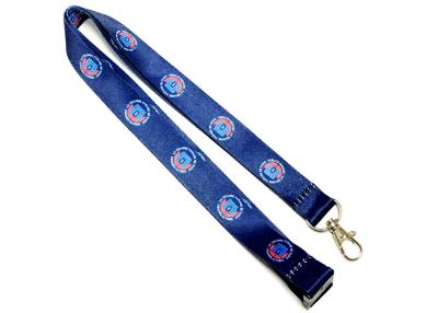 China Free Design Artwork Dye Sublimation Lanyards Logo Customized , 900*20mm for sale