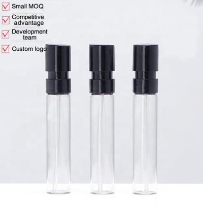 China 1.5ml 3ml 2ml Cosmetic Wholesale Mini Perfume Spray Bottles Oil Glass Bottle Cosmetic Blue Spray Bottle For Essential Oil Cosmetics for sale