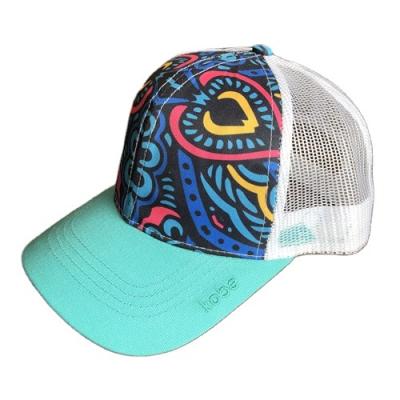 China Gold JOINT Style Custom OEM Trucker Mesh Hat for sale