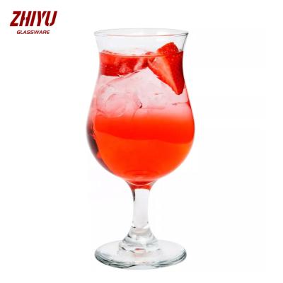 China Exceptional Clarity Hot Selling Wholesale Tulip Beer Glass Cups Goblet Bar Party Custom  Durable Cocktail Liquor Restaurant Cups for sale