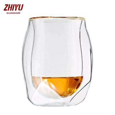 China Heavy base whiskey glass Amazon Top Seller 2022  Tumbler Quantity Whisky Glasses Christmas  Cups Eco Friendly Glass Cups Custom Hot Selling for sale