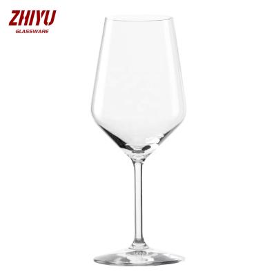 China Sustainable Amazon Hot-selling 14 oz. 420ml Crystal Glass Red Wine Accessories Glass Water Goblet Eco-friendly Bar Christmas Cups for sale