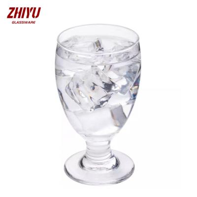 China CLASSIC Water Party Drinking Coffee Tea Cocktail Glass Cup Funny Bar Christmas 10.5 oz.  300ml Customizable Glass Goblet for sale