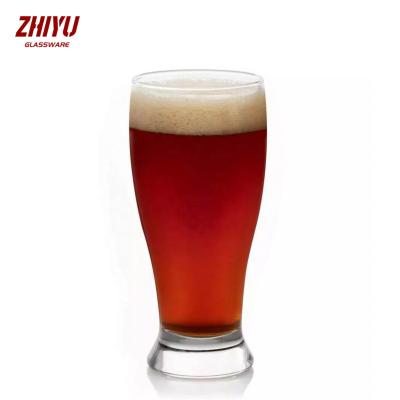 China Elegance Amazon Hot Selling Wholesale 12.8 oz. Custom Pub Glass Brewed Beer Christmas Cup Chip-resistant Lead-free Bar Events Party for sale