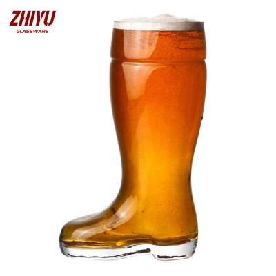 China Higher Clarity Amazon Best Seller 2022 Wholesale Custom Beer Boot Glass Cups Bar Restaurant Home Cocktail Cups for sale