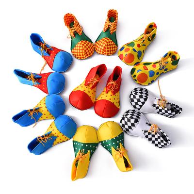 China PESENAR Cloth Christmas Party Decoration Supplies Christmas Elf Clown Shoes Party Cosplay Themed Dress for sale