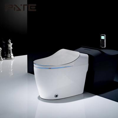 China Automatic Automatic Operation Silver Remote Control Female Wash Bath Custom Toilet for sale