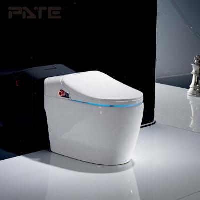 China Auto Operation Floor Standing Clean Luxury Bathroom Smart Toilet for sale