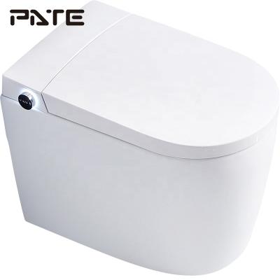 China Automatic Operation Multi-fuction Ceramic White Floor Smart Toilet One Piece for sale