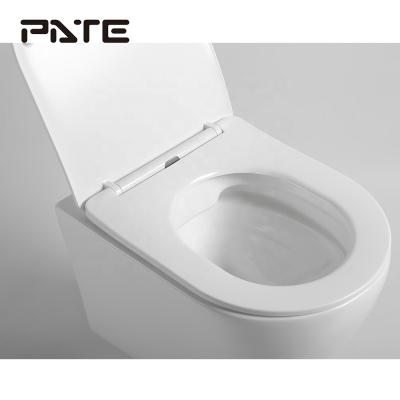 China European Hidden Wall Hung Toilet P-trap wholesell tank online from china for sale