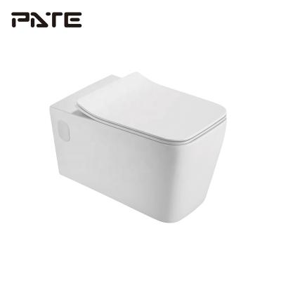 China Bathroom Hidden Concealed Cistern Sanitary Ware Wc Wall Mounted Toilet Sets for sale