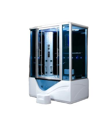 China Computer Control Panel Computer Control Steam Shower Room With Whirlpools Bathtub Shower Enclosure Steam Bath for sale