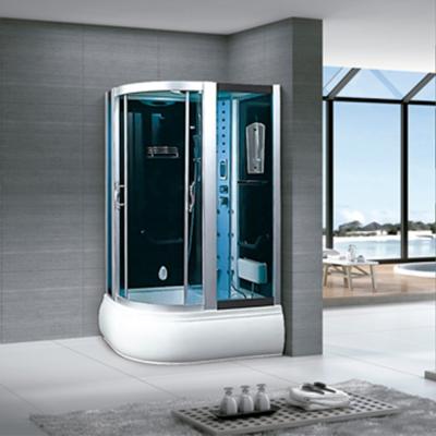 China Contemporary Factory Wholesale Corner Bath Steam Shower Room Cabin Bathroom for sale