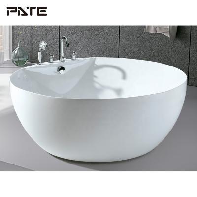 China 2021 Most Popular Freestanding Indoor Round Acrylic Soaker Bathtubs for sale