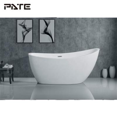 China Freestanding Bathroom Acrylic Tub Simple Design Freestanding Bathtub for sale